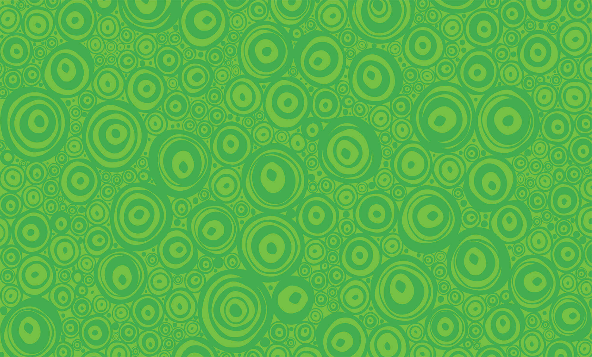 Background circles - lime green