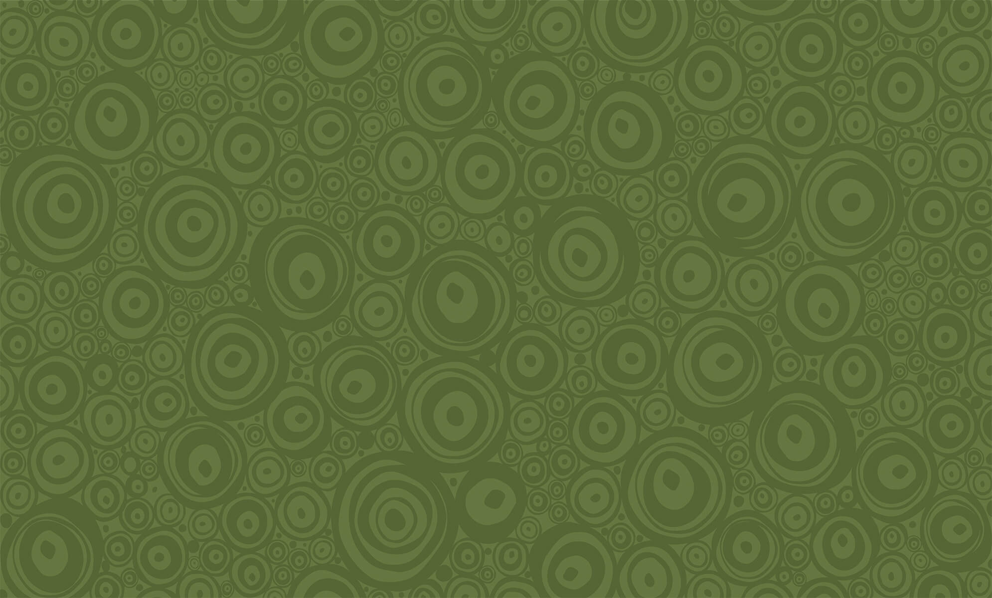 Background circles - army green