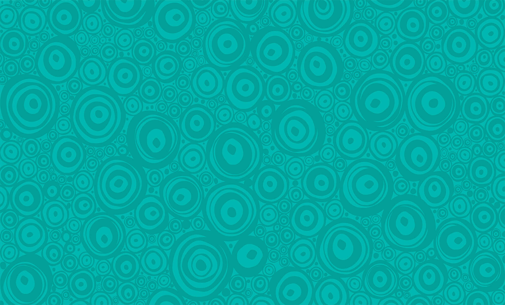 Background circles - teal